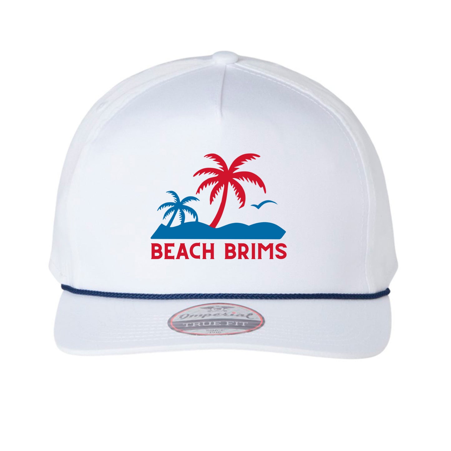 White/ Navy - FRONT
