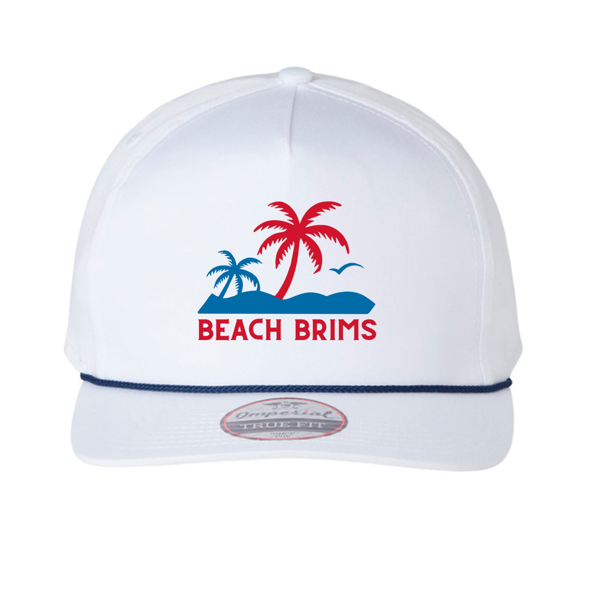 White/ Navy - FRONT