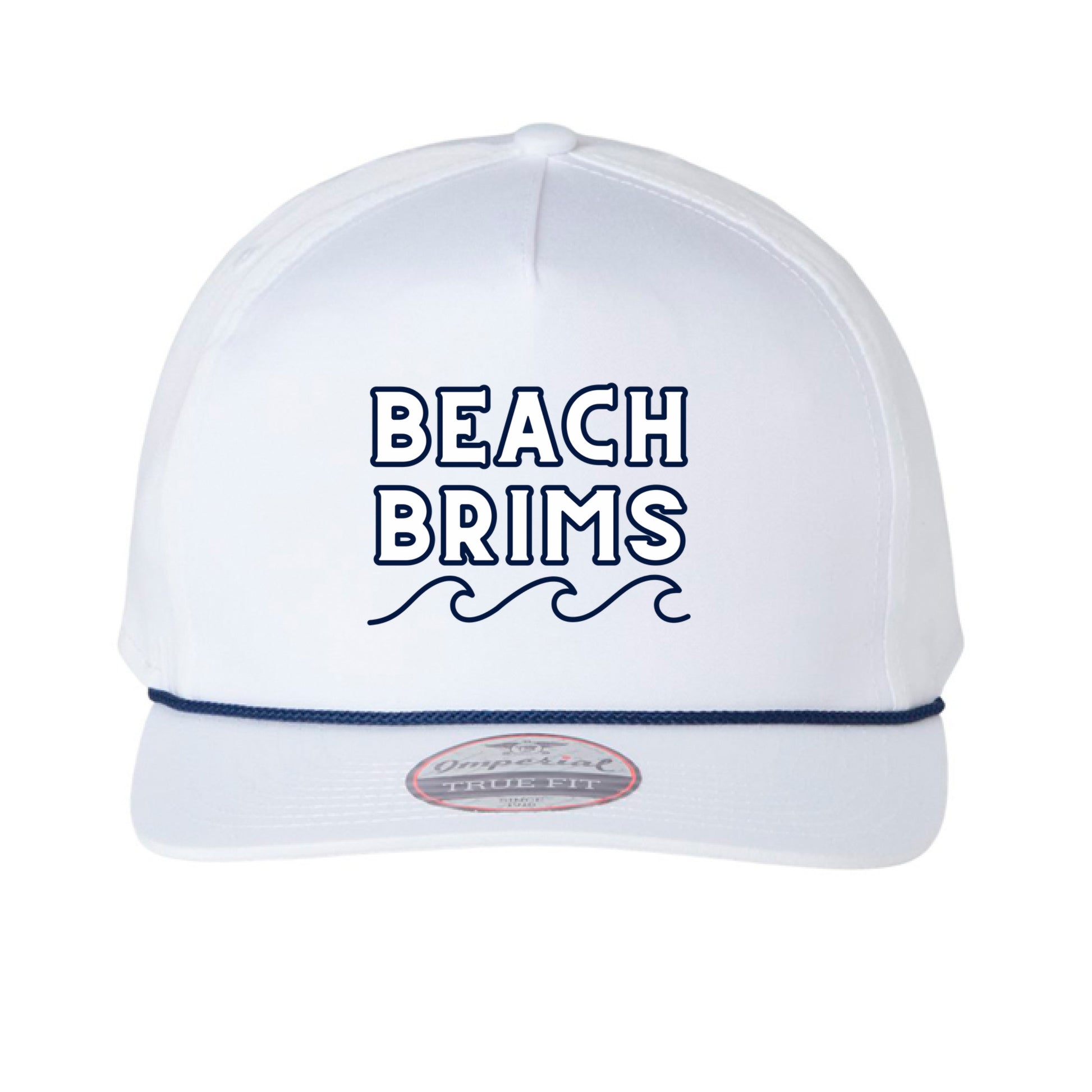 White/ Navy - FRONT