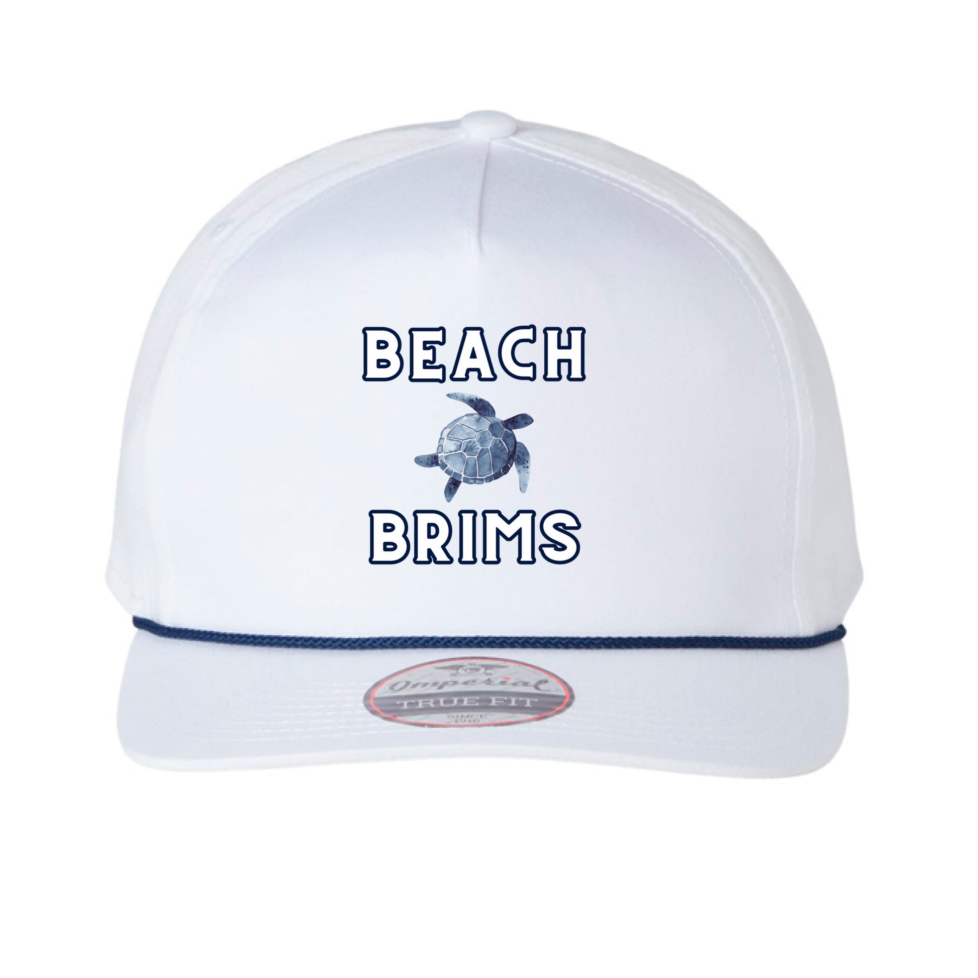 White/ Navy - FRONT
