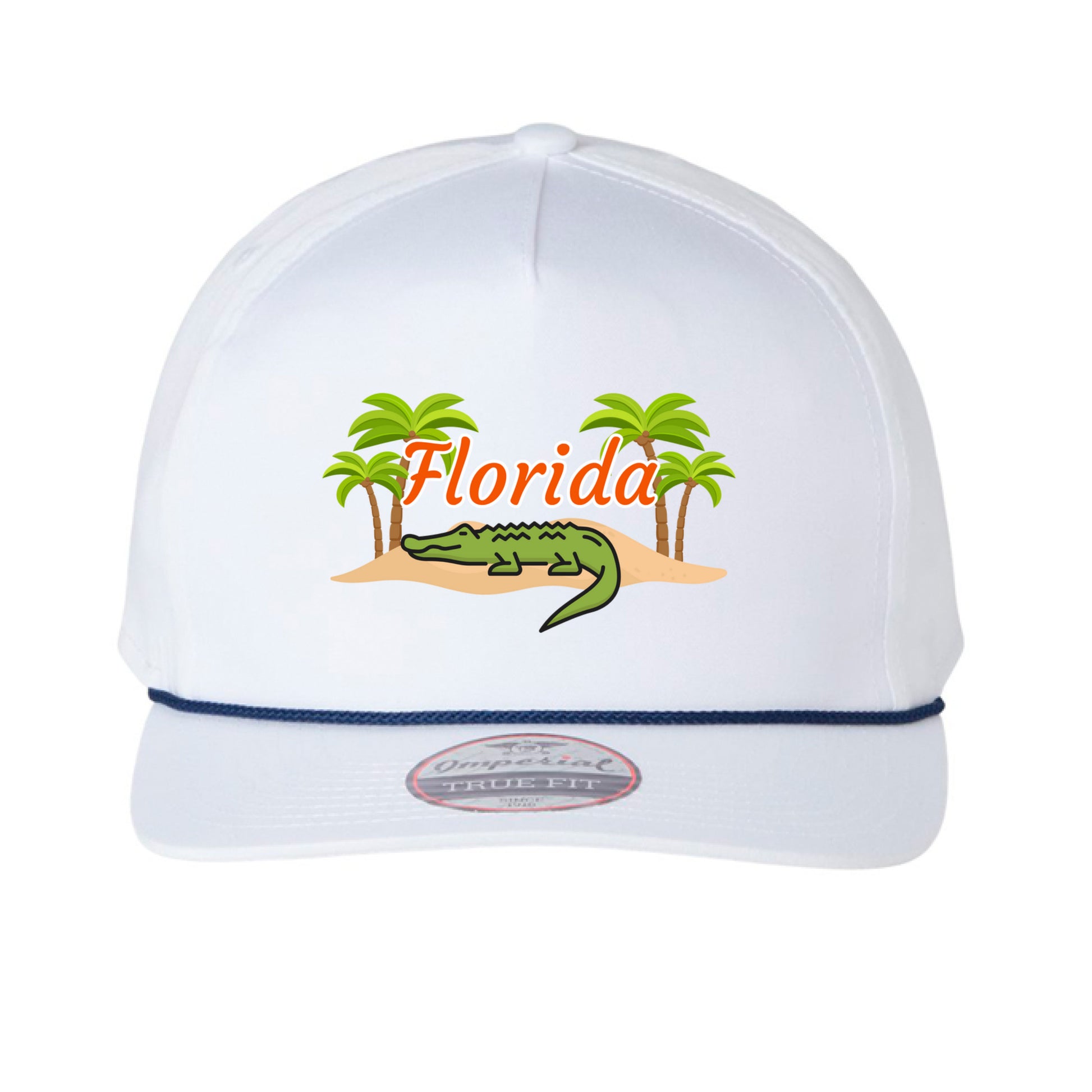 White/ Navy - FRONT