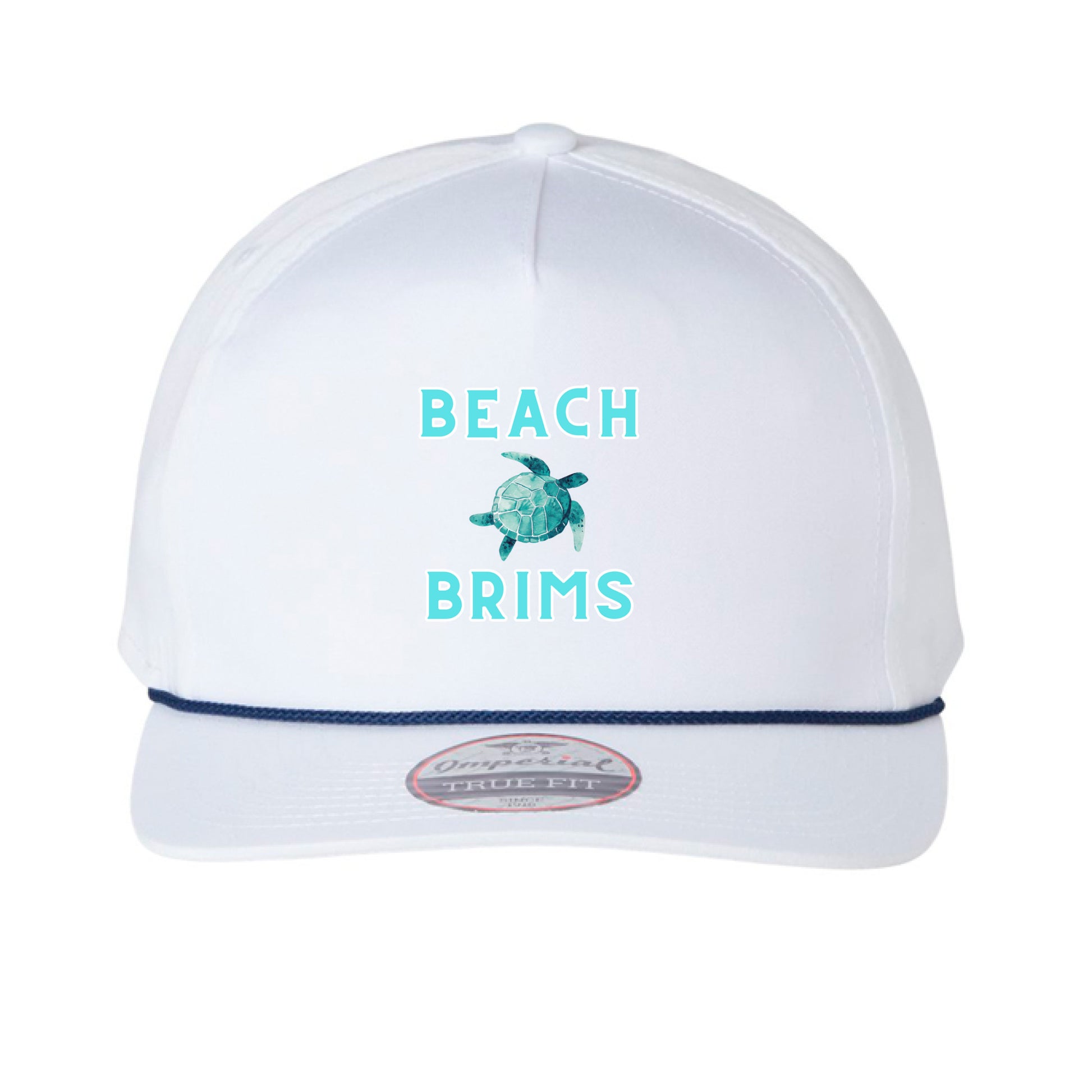 White/ Navy - FRONT